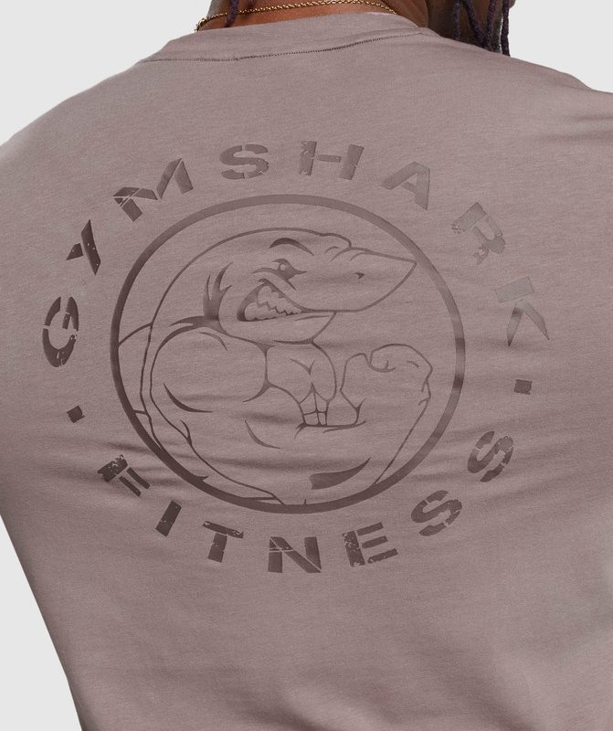 Gymshark Legacy T-Shirt T-Shirts Washed Mauve | 32ILORKGV