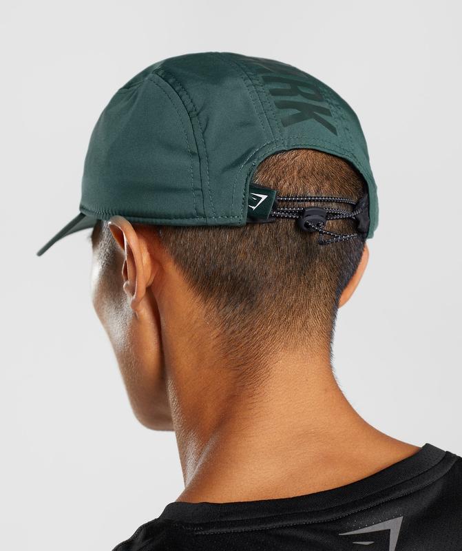 Gymshark Logo 5 Panel Cap Caps Obsidian Groen | 24HIRPATV