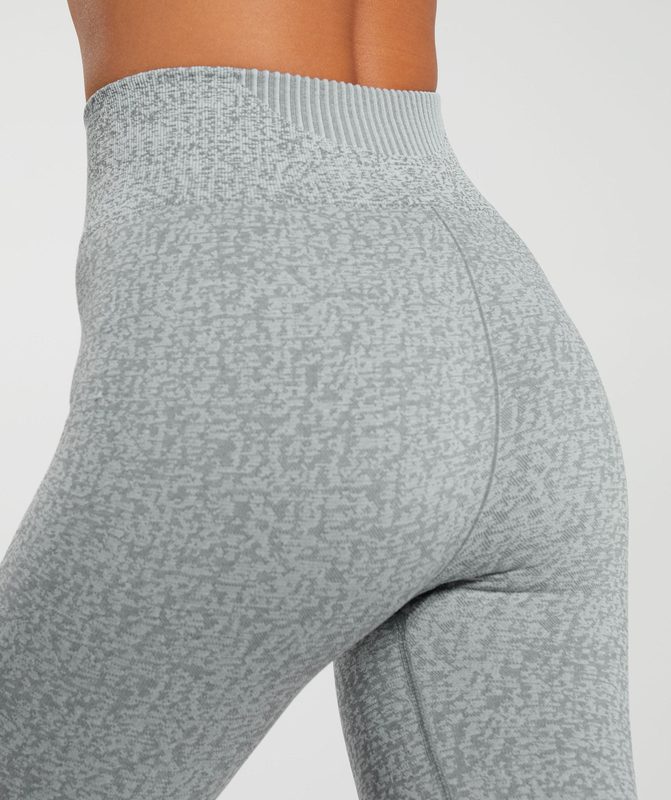 Gymshark Marl Seamless Leggings Leggings Lichtgrijs Grijs Grijs | 95VSWXFKT