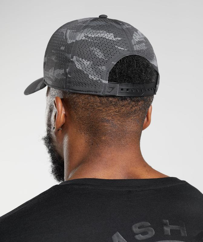 Gymshark Mesh Trucker Caps Zwart | 38AXITEHU