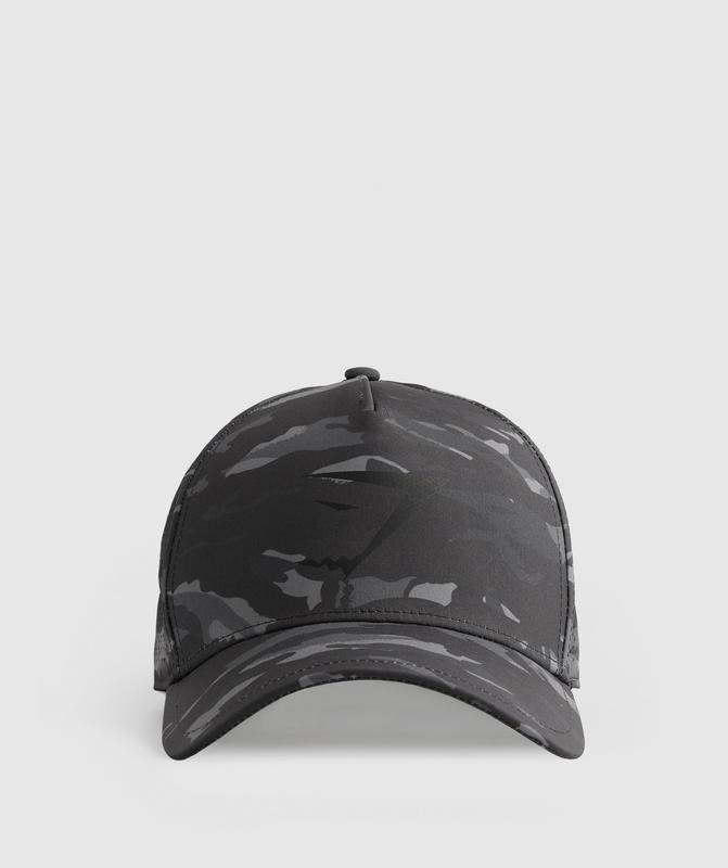 Gymshark Mesh Trucker Caps Zwart | 38AXITEHU