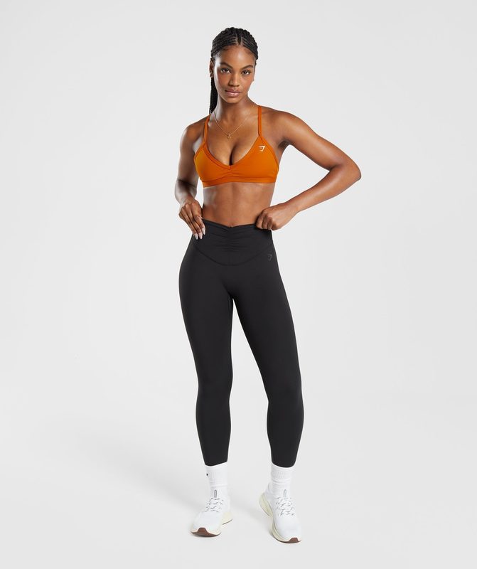 Gymshark Minimal Sports Bra Sports Bras Oranje | 23RDQFGPL