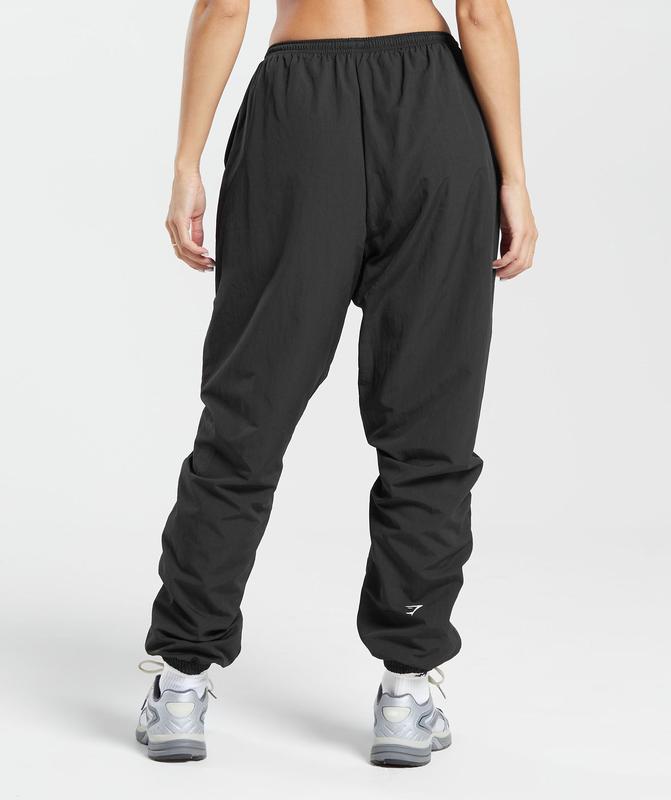 Gymshark Monogram Woven Joggers Broek Zwart | 47ULAMSQR