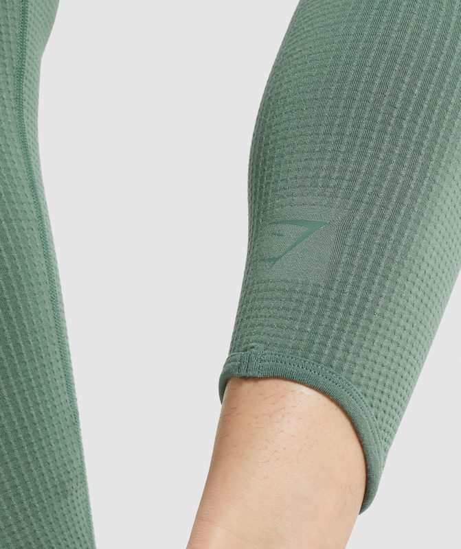 Gymshark Pause Seamless Leggings Leggings Groen | 20NQUSFTE