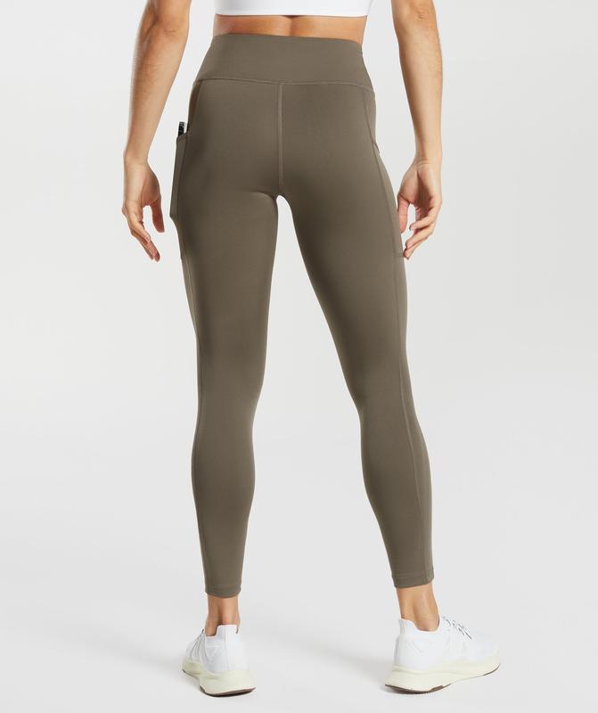 Gymshark Pocket Leggings Leggings Camo Bruin | 89KGCYRXH