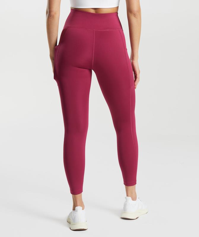 Gymshark Pocket Leggings Leggings Roze | 87YQIZHOU