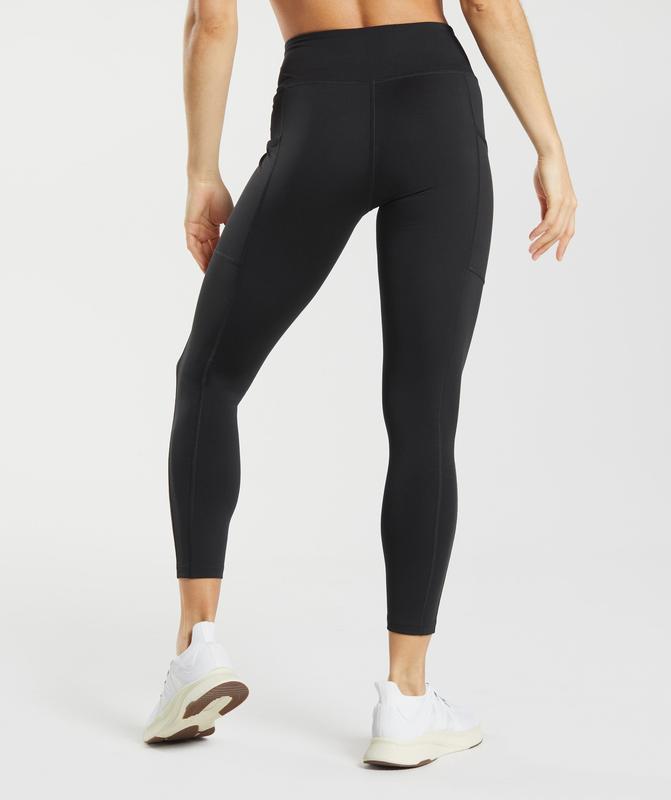 Gymshark Pocket Leggings Leggings Zwart | 38WUZMGIV