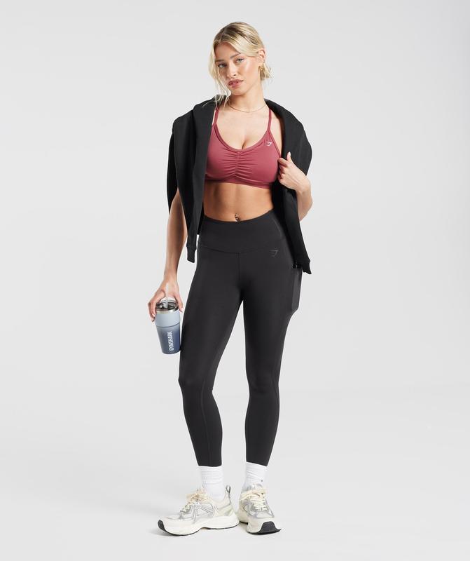 Gymshark Pocket Leggings Leggings Zwart | 38WUZMGIV