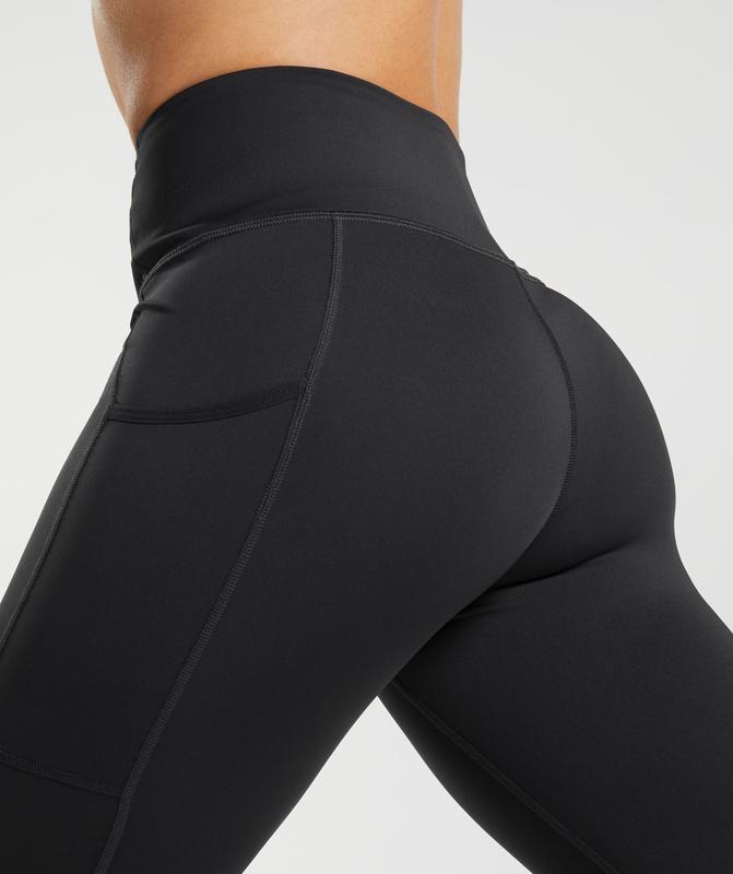 Gymshark Pocket Leggings Leggings Zwart | 38WUZMGIV