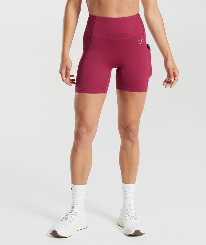 Gymshark Pocket Shorts Korte Broek Roze | 31KTXRYAF