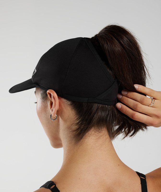 Gymshark Ponytail Cap Caps Zwart | 75CUTAMIV