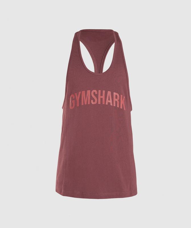 Gymshark Power Stringer Stringer Bruin | 12QTHXNJS