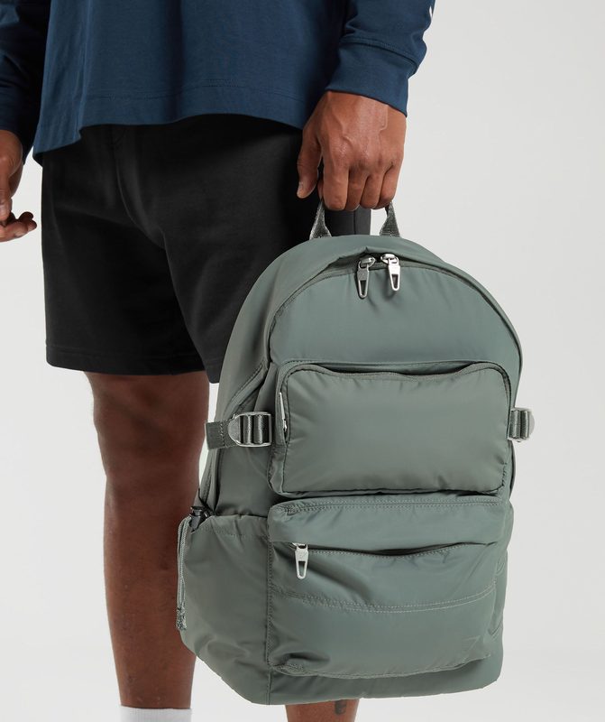 Gymshark Premium Lifestyle Backpack All Bags Groen | 07OZDTLSR