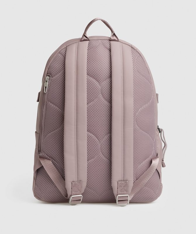 Gymshark Premium Lifestyle Backpack All Bags Washed Mauve | 87HOYUAKI