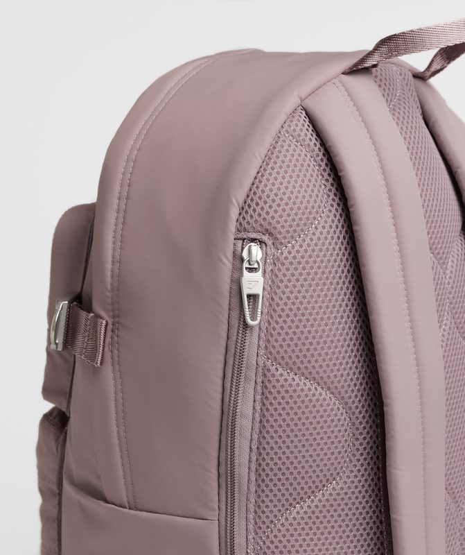 Gymshark Premium Lifestyle Backpack All Bags Washed Mauve | 87HOYUAKI