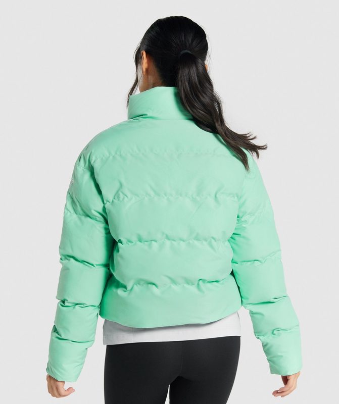 Gymshark Puffer Jacket Jackets / Outerwear Groen | 32EOQNDGK