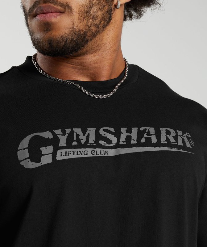 Gymshark Pump Cover T-Shirt T-Shirts Zwart | 50YDXVHWF