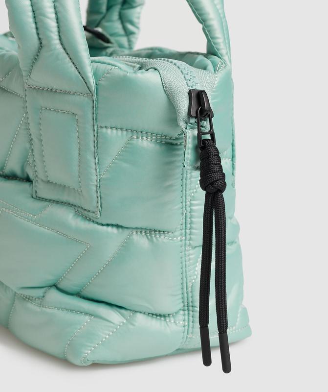 Gymshark Quilted Mini Tote All Bags Frost Teal | 84PBJMUAO