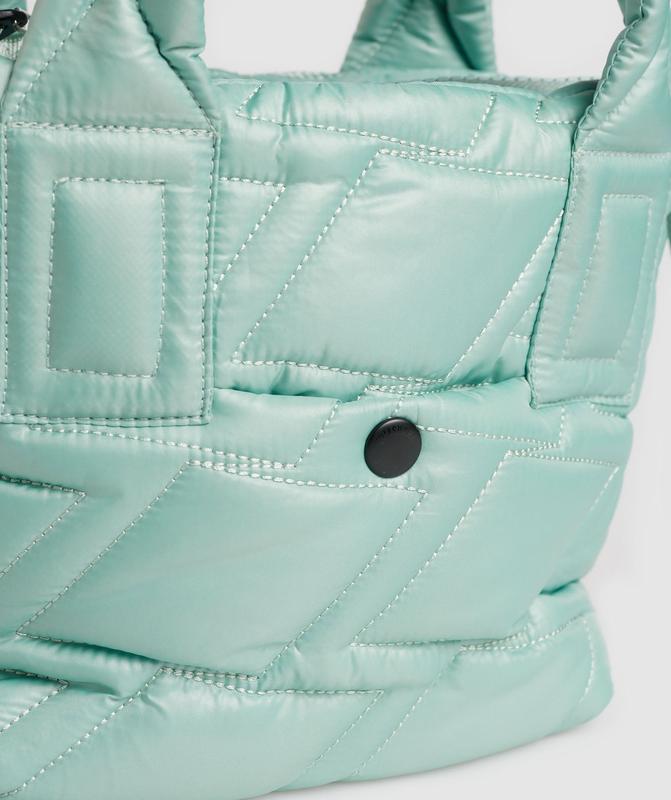 Gymshark Quilted Mini Tote All Bags Frost Teal | 84PBJMUAO