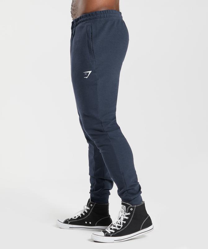 Gymshark React Joggers Broek Donkerblauw | 50ZDARLKS