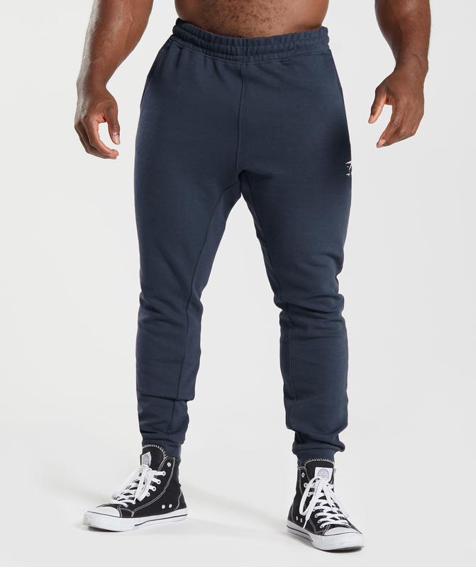 Gymshark React Joggers Broek Donkerblauw | 50ZDARLKS