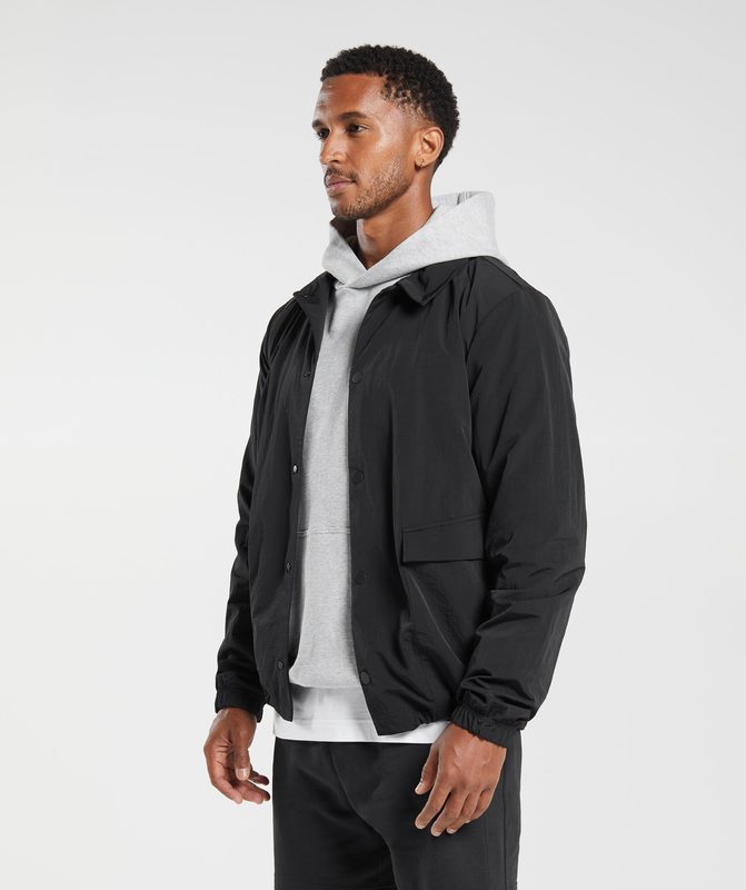 Gymshark Rest Day Commute Jacket Jackets / Outerwear Zwart | 73QOZHJBP