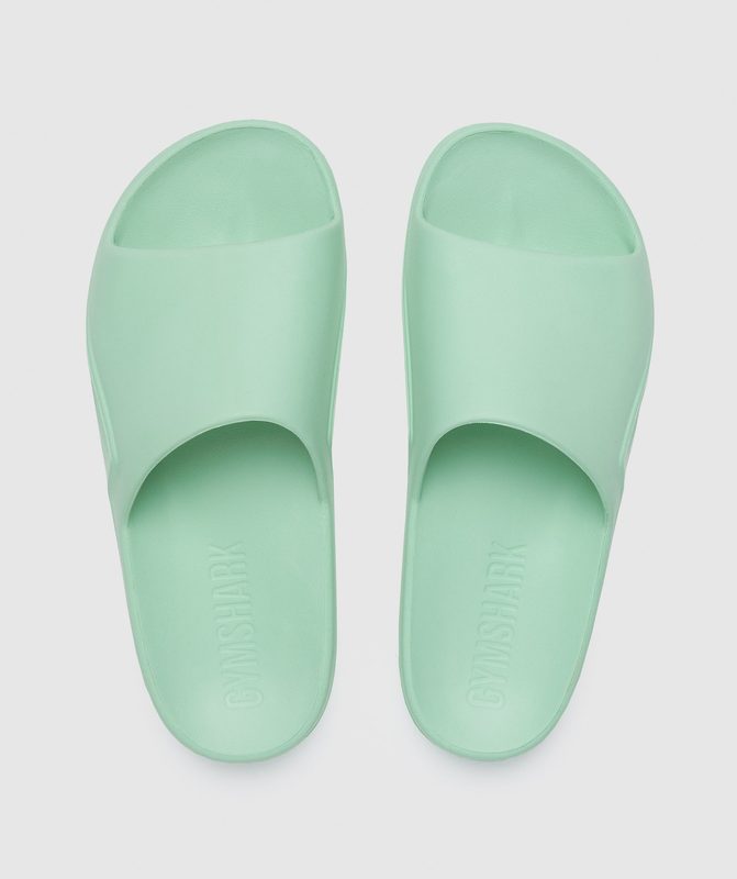 Gymshark Rest Day Slides All Slides Groen | 89CNOPJAR