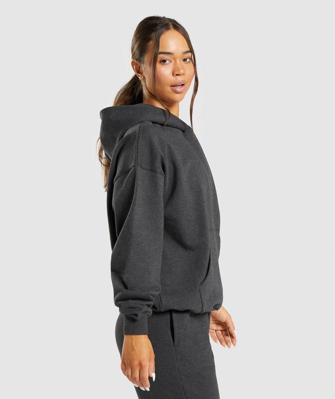 Gymshark Rest Day Sweats Hoodie Hoodies Zwart | 46ZUQTIOG