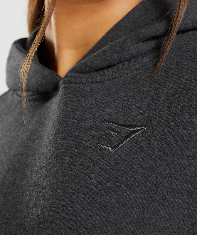 Gymshark Rest Day Sweats Hoodie Hoodies Zwart | 46ZUQTIOG