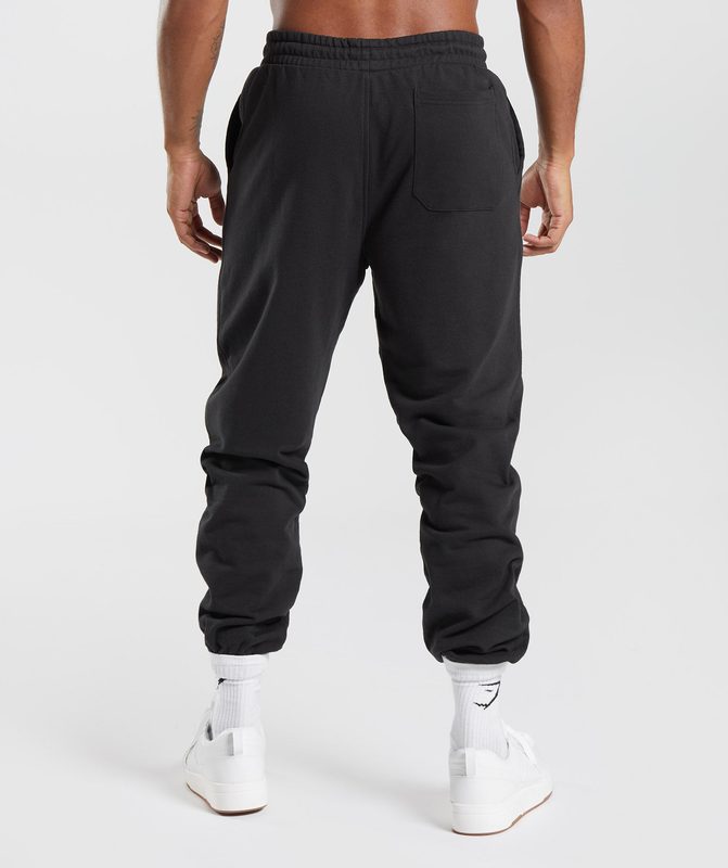 Gymshark Rest Day Sweats Joggers Joggingbroek Zwart | 01RHMVNGF