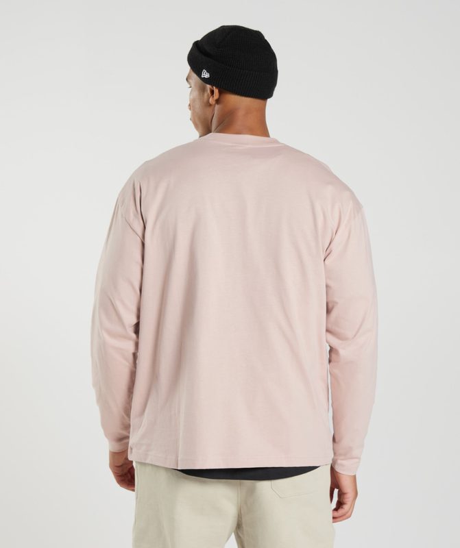 Gymshark Rest Day Sweats Long Sleeve T-Shirt Long Sleeve Top Dusty Taupe | 87EWTGBQN