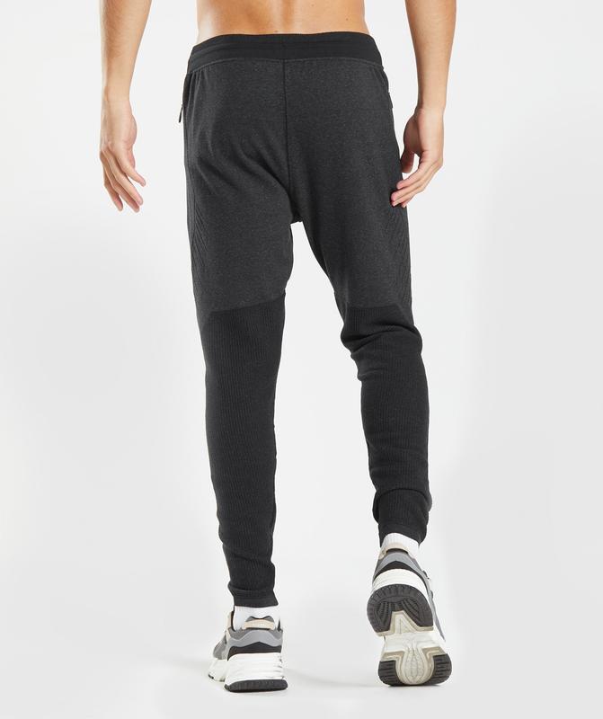 Gymshark Retake Knit Joggers Joggingbroek Zwart | 72UGPWYXL