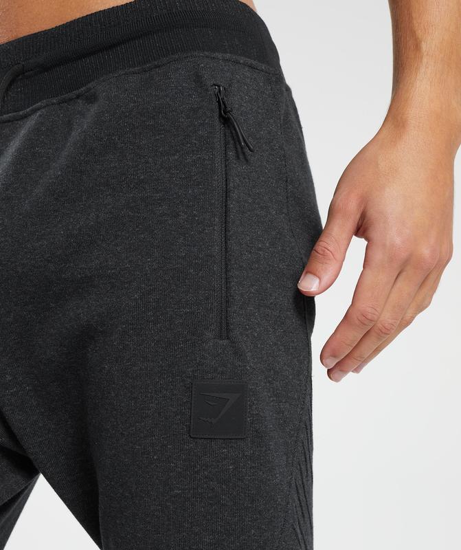 Gymshark Retake Knit Joggers Joggingbroek Zwart | 72UGPWYXL