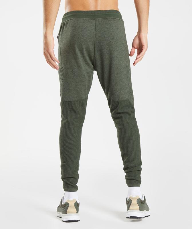 Gymshark Retake Knit Joggers Joggingbroek Olijfgroen | 80HCPBRDY