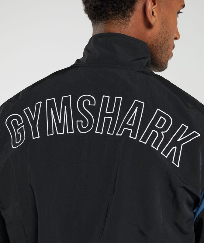 Gymshark Retro Track Jacket Jackets / Outerwear Black/Blue/Purple/Soft Berry | 52DAPKVEN