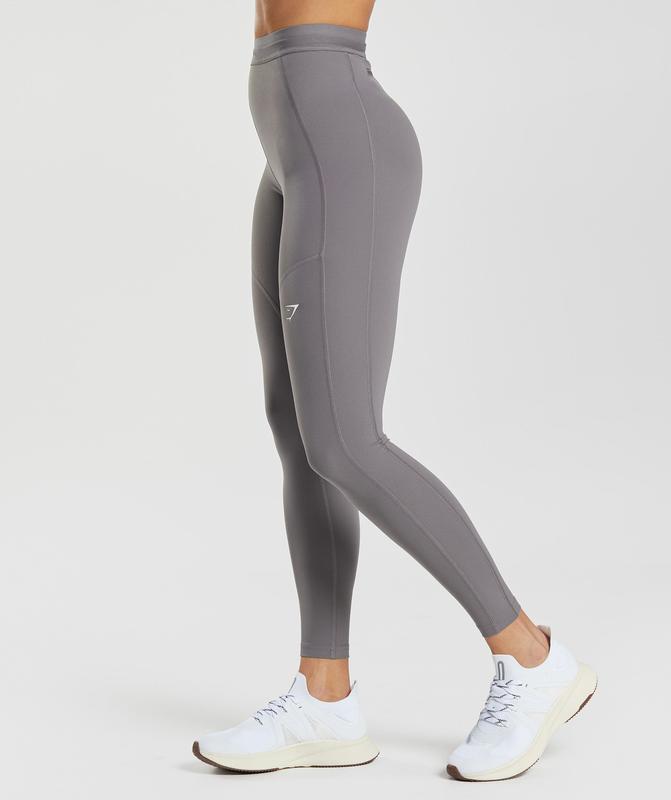 Gymshark Running Leggings Leggings Titanium Grijs | 12MSAQYCL