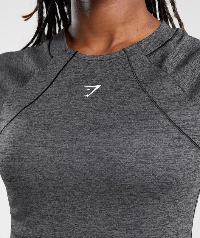 Gymshark Running T-Shirt T-Shirts Grijs | 06TPCALGY