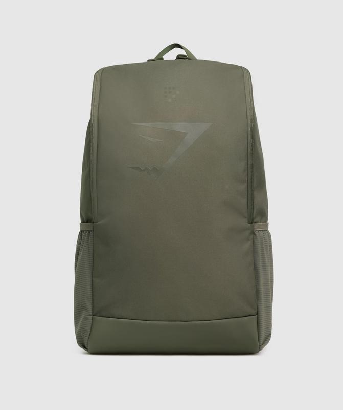 Gymshark Sharkhead Backpack All Bags Olijfgroen | 36CQMAIFN