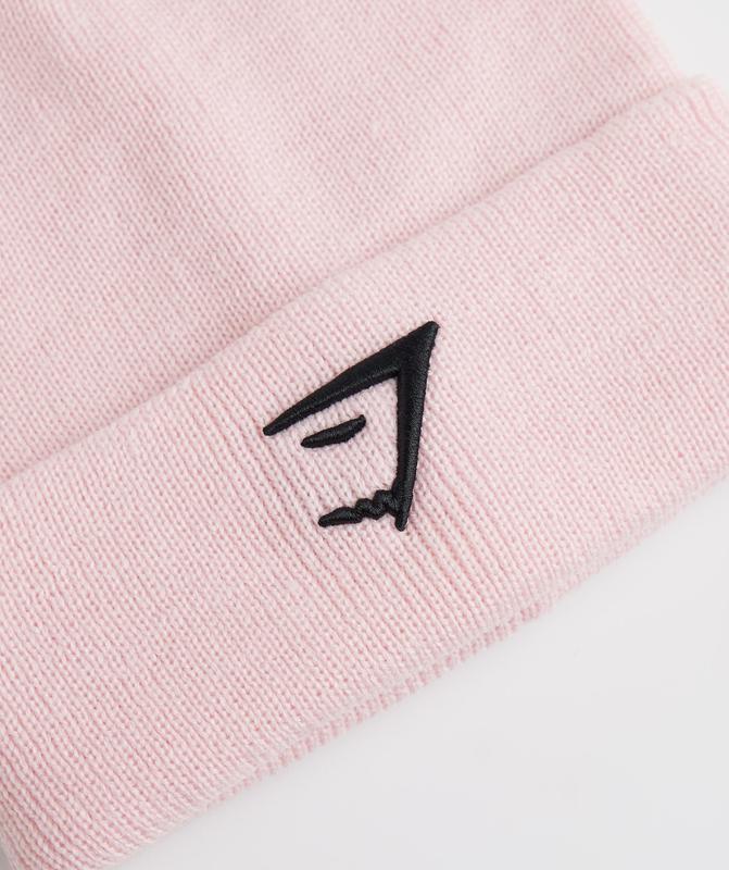 Gymshark Sharkhead Beanie Beanies Roze | 75NMSUOLB