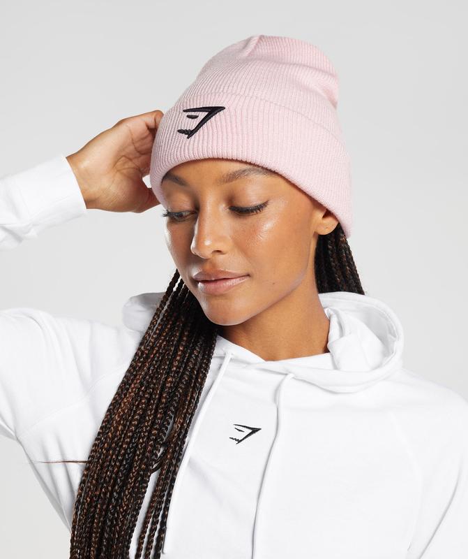 Gymshark Sharkhead Beanie Beanies Roze | 75NMSUOLB