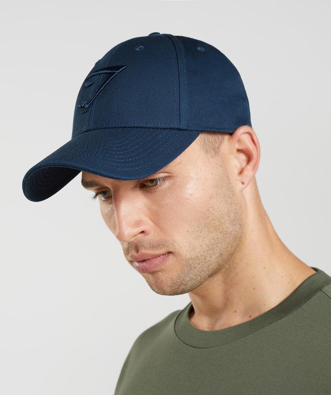 Gymshark Sharkhead Cap Caps Donkerblauw | 86RIKHVAW