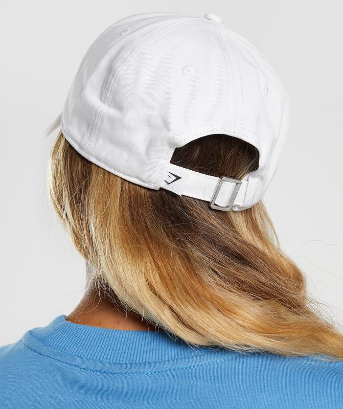 Gymshark Sharkhead Cap Caps Wit | 08EMQBPDN