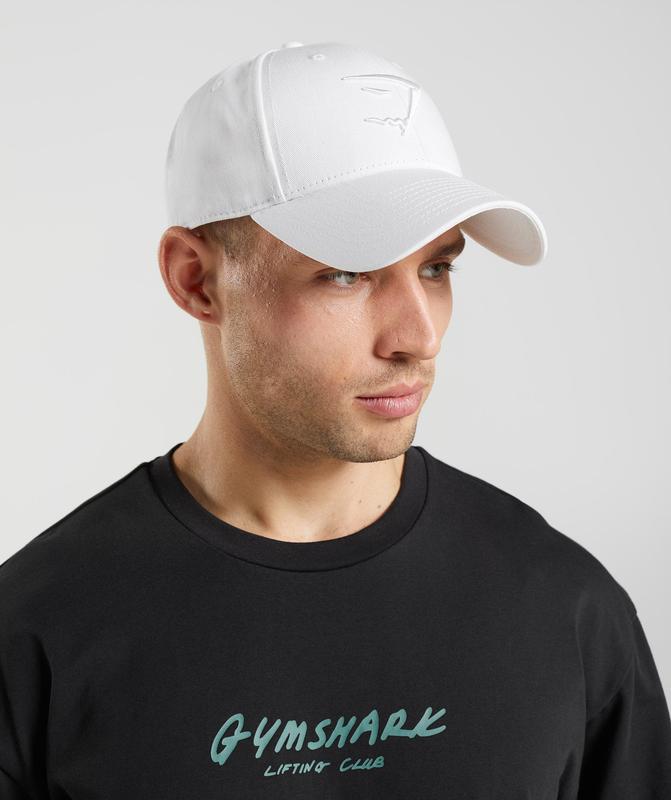 Gymshark Sharkhead Cap Caps Wit | 08EMQBPDN