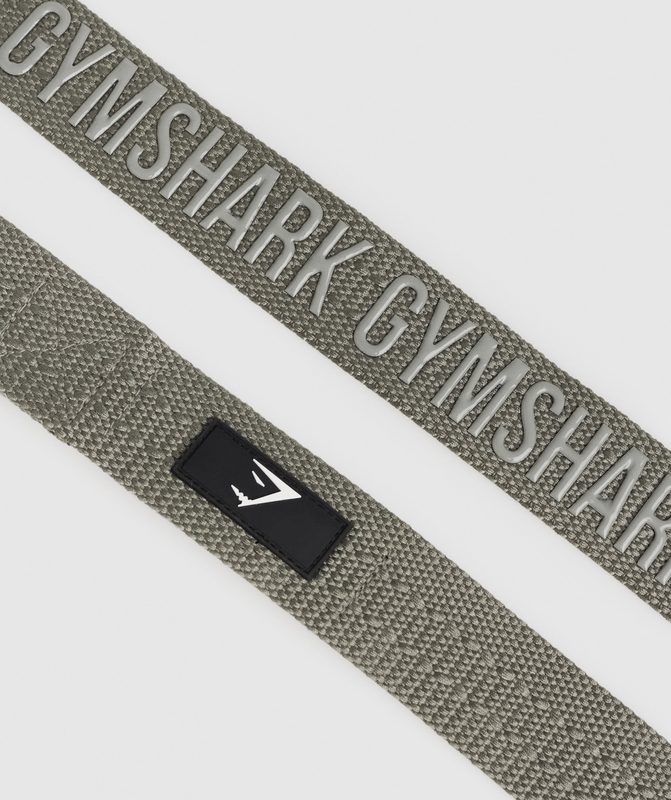 Gymshark Silicone Lifting Straps All Equipment Groen | 18WBTDMER