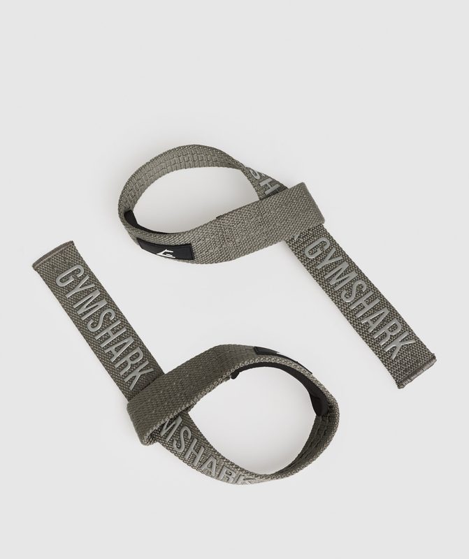 Gymshark Silicone Lifting Straps All Equipment Groen | 18WBTDMER