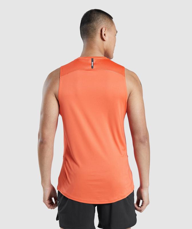 Gymshark Speed Evolve Tank Tanktop Oranje | 19BFUXMOZ