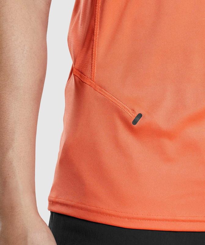 Gymshark Speed Evolve Tank Tanktop Oranje | 19BFUXMOZ