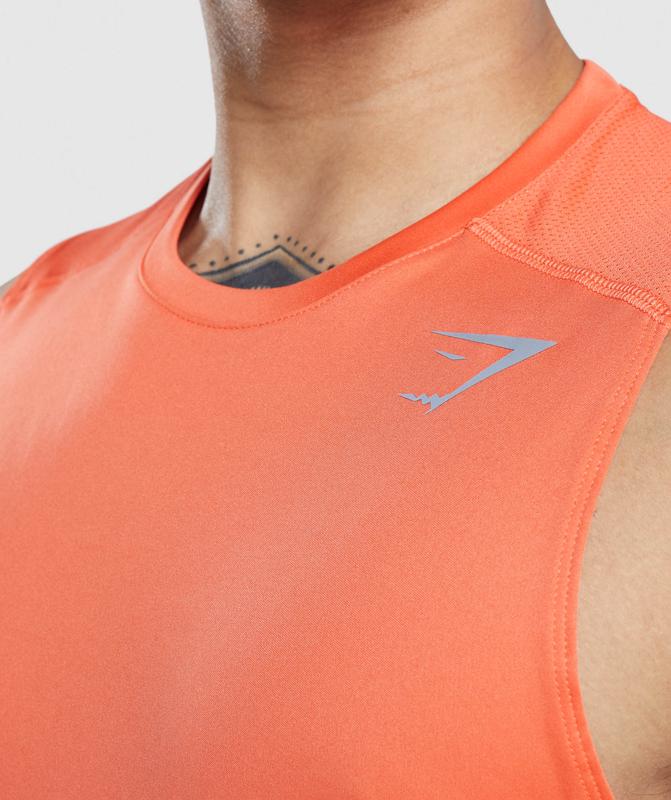 Gymshark Speed Evolve Tank Tanktop Oranje | 19BFUXMOZ