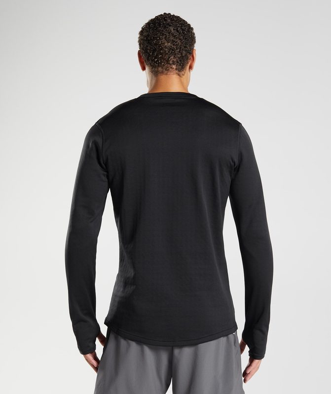 Gymshark Sport Crew Sweatshirt Pullovers Zwart | 69TUHVGWL