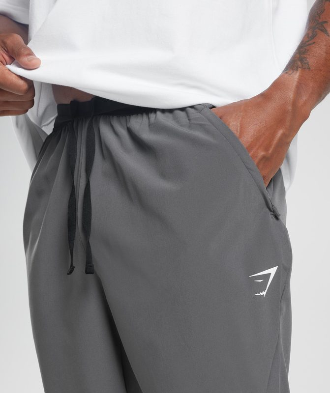 Gymshark Sport Run Pants Broek Donkergrijs | 07DOGNKLA